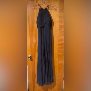 Navy blue bridesmaids dress